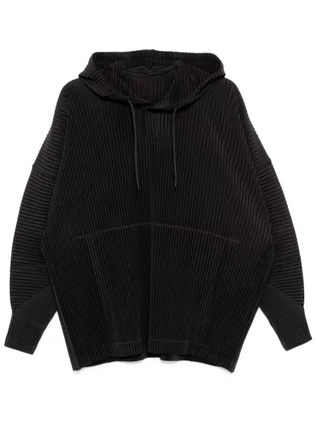 Mikina s kapucí Homme Plissé Issey Miyake fialová