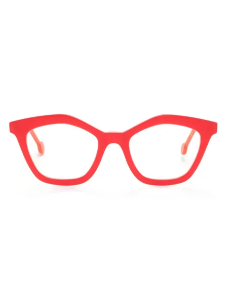 Ochelari de soare L.a. Eyeworks cu imprimeu geometric roșu