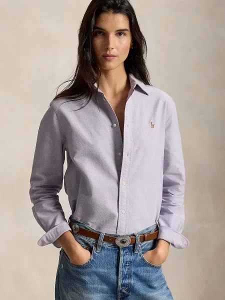 Polo Ralph Lauren cămașă pentru femei din violet