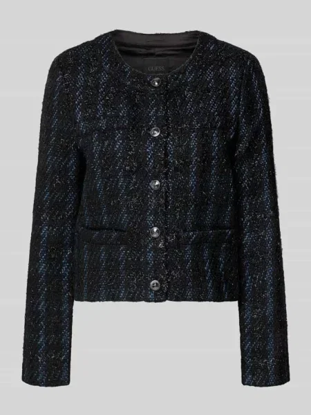 Żakiet z listwą guzikową model ‘ANDIE’ Guess czarna