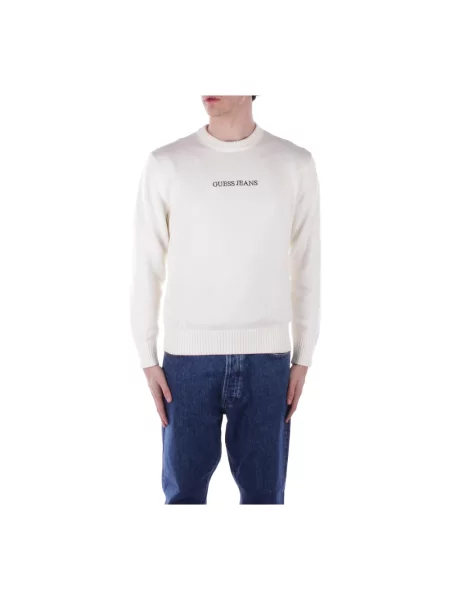 Guess Jeans sweter beżowy