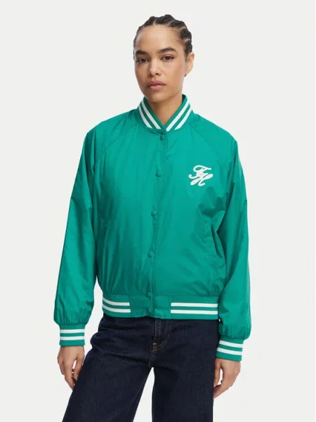 Tommy Hilfiger Geacă bomber Logo Appliqué verde