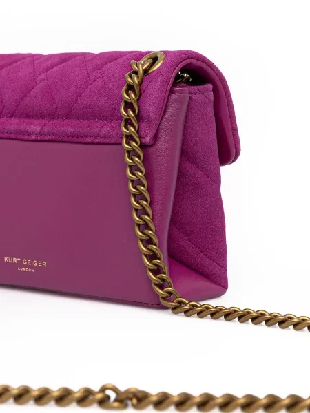Torebka Kurt Geiger London fioletowa