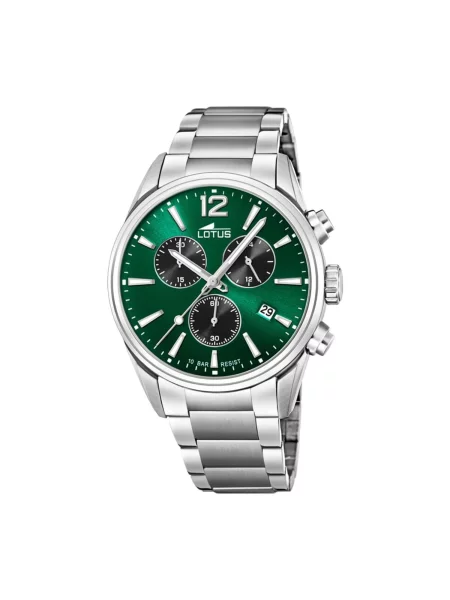 Lotus Analogové hodinky Chronograph Chrono' zelená