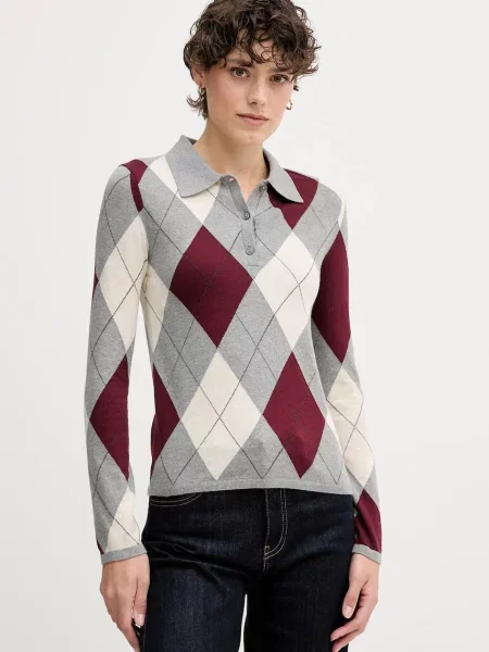 Пуловер Tommy Hilfiger сиво