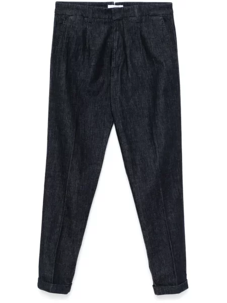 Plisované džíny Cruna modré