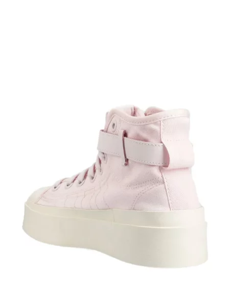 Sneakersy Adidas Terrex z kapturem sztruksowe niebieskie