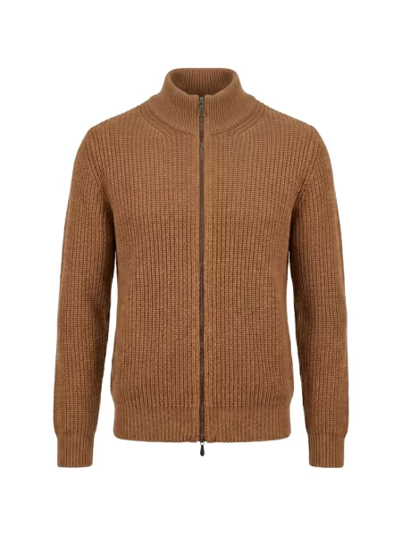 Cardigan Drumohr tricotate maro