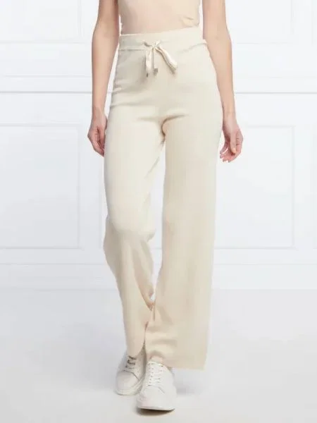 Peserico Pantaloni de tricot | Relaxed fit bej