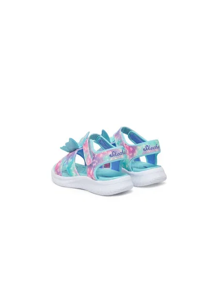 Sandály Skechers Jumpsters Sandal Butterfly Brites modrá
