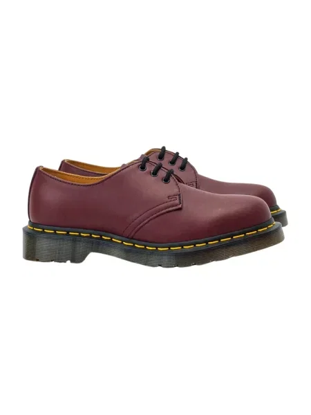Półbuty Dr. Martens skórzane czerwone