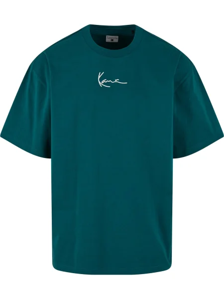 Karl Kani Tricou Essential verde închis alb