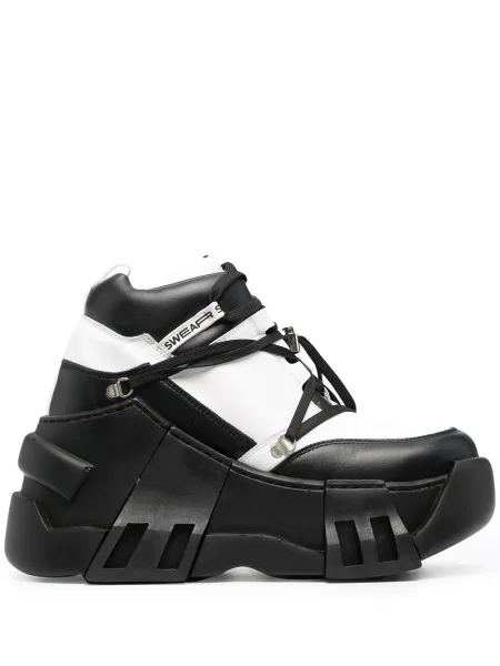 Botine Swear cu platformă alb