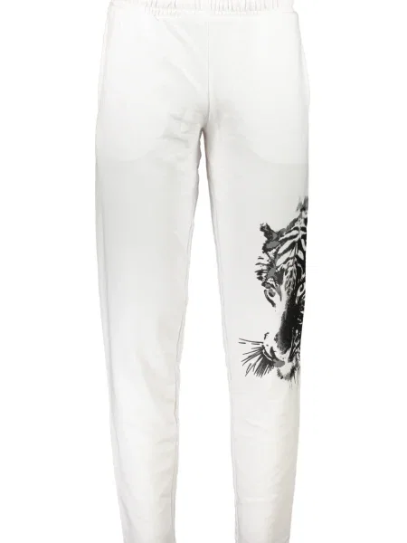 Pantaloni Cavalli Class alb