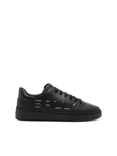 Sneakersy Bally skórzane czarne