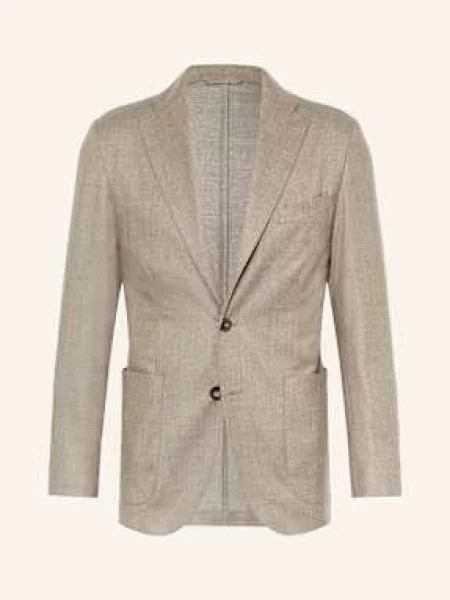 Eton Marynarka Slim Fit beige szara
