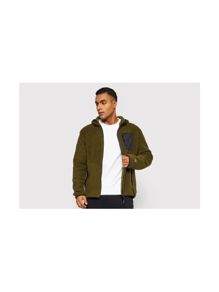 Champion Hooded Full Zip Top Mężczyźni Bluzy i bluzy z kapturem Champion Size: M zielony