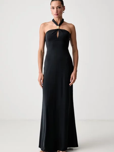 Marciano by Guess rochie halter cu modal SORAYA negru