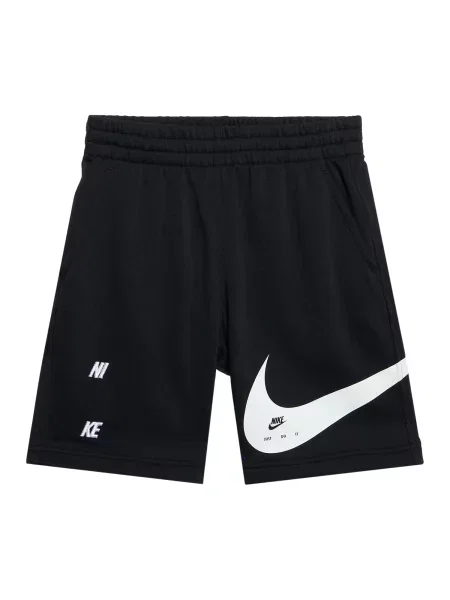 Nike Sportswear Hlače CLUB NG crna bijela