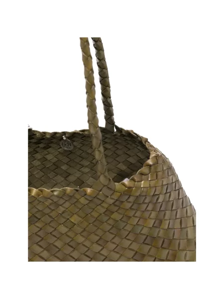 Torebka skórzana Dragon Diffusion skórzana zielona