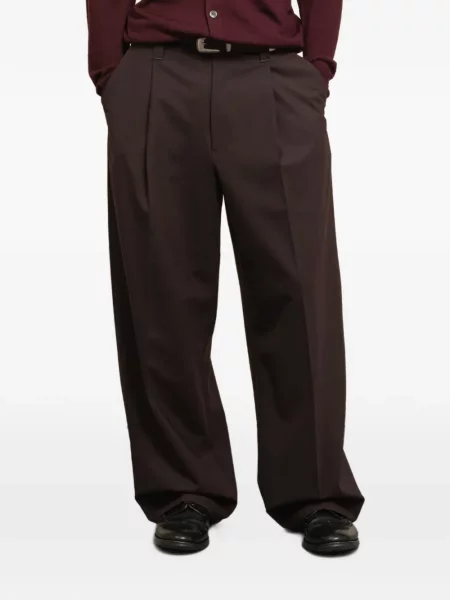 Pantaloni Department 5 plisate roșu