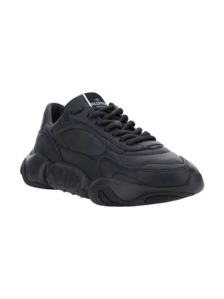 Sneakersy Valentino Garavani skórzane czarne
