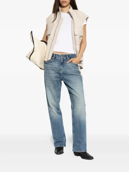Vestă Allsaints fără mâneci alb