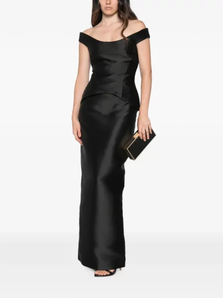 Rochie maxi Solace London negru