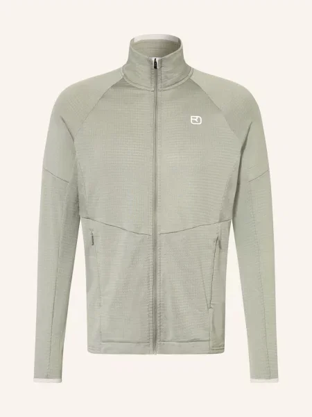 Ortovox Bunda Midlayer – Fleece Light Grid světle zelená