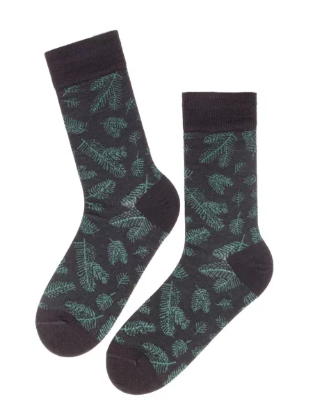 Sokisahtel Κάλτσες TREEPEOPLE merino socks' μαύρο