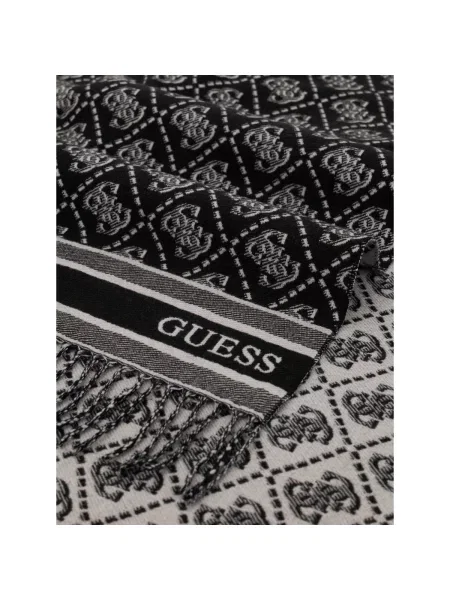 GUESS Šal / bijela crna