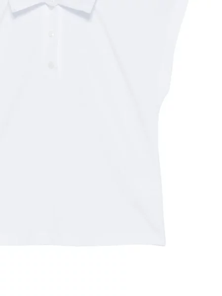 Polo Msgm scurt alb