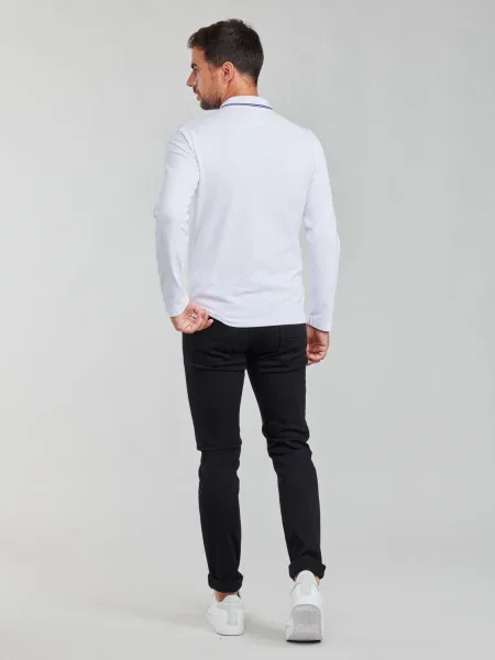 Polokošeľa Emporio Armani biela