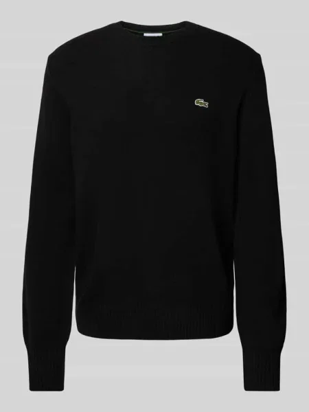 Lacoste Sweter schwarz czarny