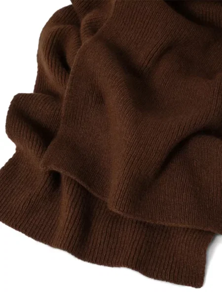 Fular Le Bonnet tricotate maro