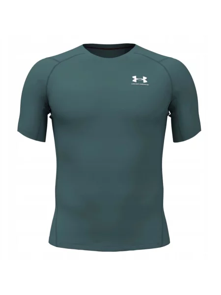 UNDER ARMOUR koszulka treningowa UA HG Armour Comp SS L zielona