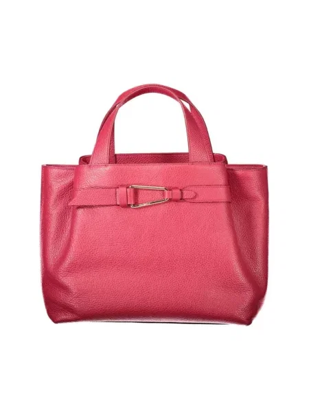 Torebka skórzana Coccinelle skórzana czerwona