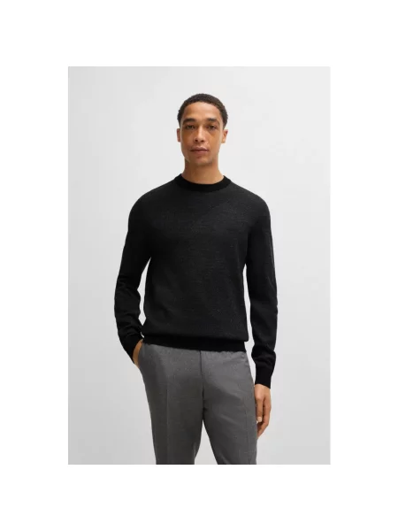 Sweter Boss czarny