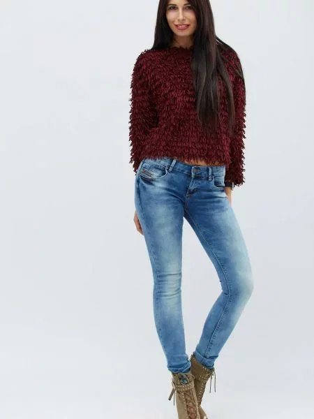 CARICA ­ Скинни джинсы блакитні