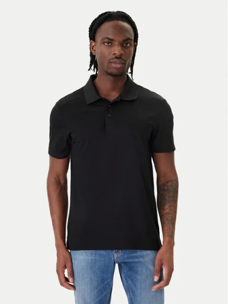 Tricou polo Calvin Klein negru
