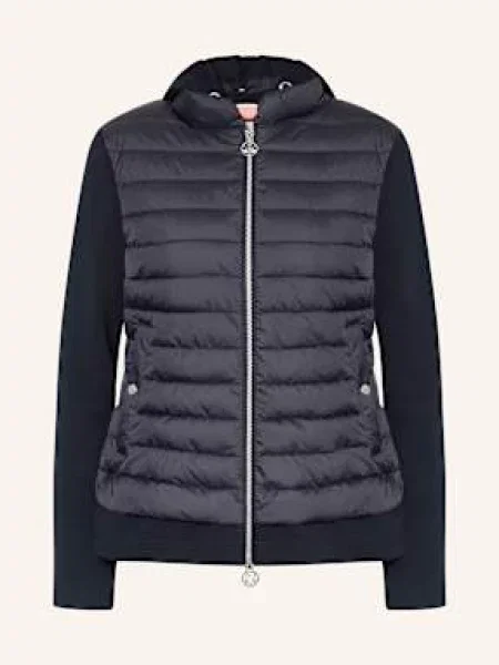 Fuchs Schmitt Kurtka Pikowana Z Mieszanki Materiałów blau granatowa