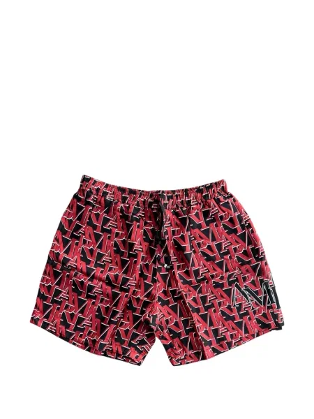 Pantaloni scurți Amiri cu imagine negru