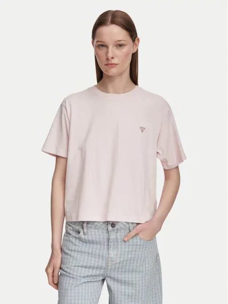Tričko Guess Jeans růžové