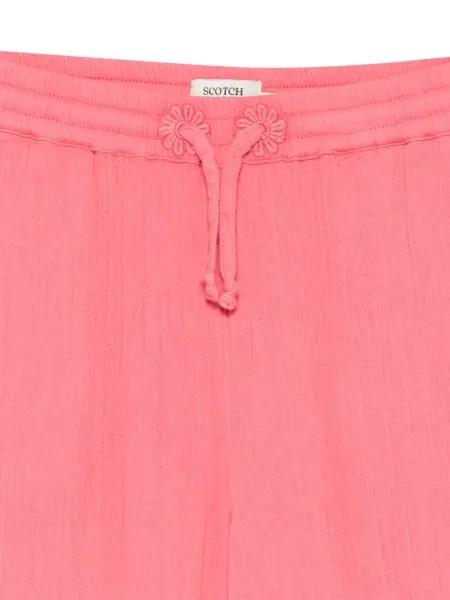 Spodnie dziecięce Scotch & Soda różowe