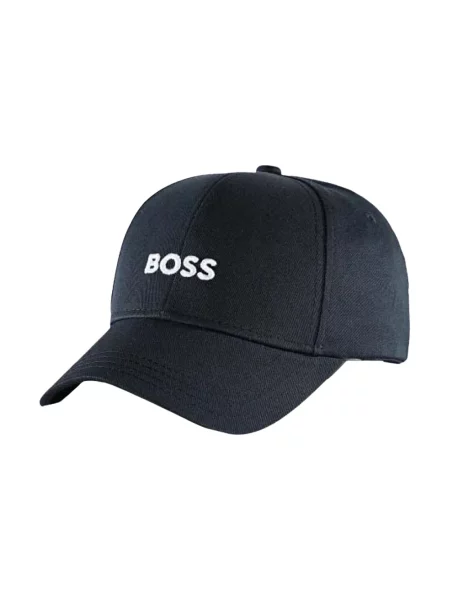 BOSS czapka z daszkiem z aplikacją niebieski
