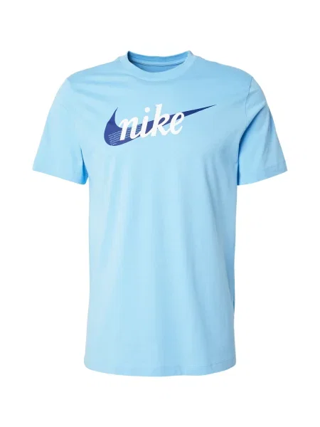 Nike Sportswear Majica mornarska / nebeško modra bela
