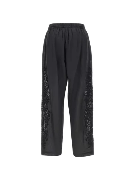 Pantaloni Boss cu broderie negru