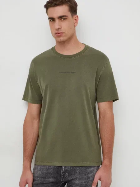 Pepe Jeans majica Dave Tee zelena