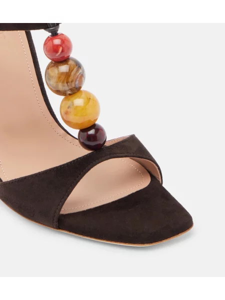 Sandali Malone Souliers iz semiša kroglice rjava