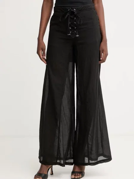 Pinko pantaloni pentru femei din negru